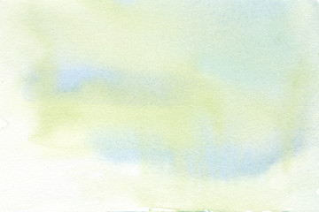 hand painted watercolor background textures with soft green and blue