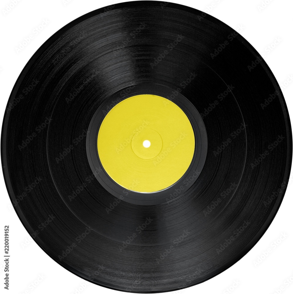 Vinyl Record - Isolated - obrazy, fototapety, plakaty 