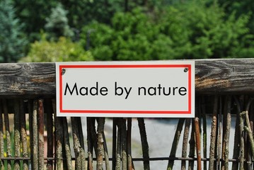 Canvas Print - Made by nature