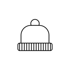 Poster - cap icon. Element of autumn icon for mobile concept and web apps. Thin line cap icon can be used for web and mobile