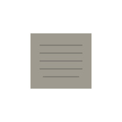 Poster - paragraph center icon. Element of text editor sign icon. Premium quality graphic design icon. Signs and symbols collection icon for websites, web design, mobile app