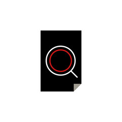 Poster - page search  icon. Element of text editor sign icon. Premium quality graphic design icon. Signs and symbols collection icon for websites, web design, mobile app