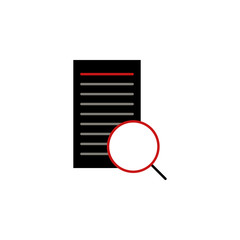 Poster - search text icon. Element of text editor sign icon. Premium quality graphic design icon. Signs and symbols collection icon for websites, web design, mobile app