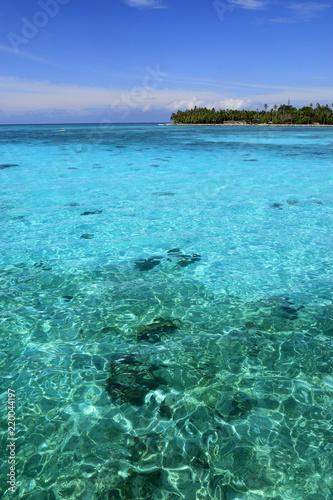 Dekoracja na wymiar  widok-na-tropikalna-wyspe-i-turkusowa-wode