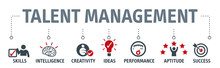 Banner Talent Management Concept