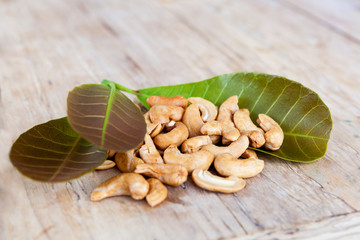 Wall Mural - Roasted Cashew nuts.