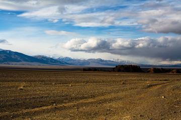 Poster - Wonderful views of the steppe and mountains of Western Mongolia.