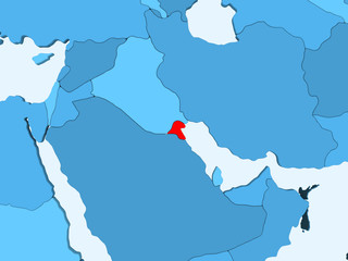 Map of Kuwait