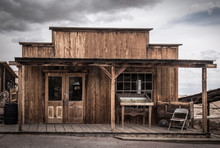 An Old Wooden American Western Style Building