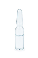 Transparent Glass Ampule With Liquid