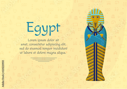 Fotografía The tomb of the pharaoh of ancient Egypt