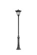 street lamp isolated on white background, this has clipping path.