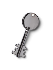 Isolated chrome key with copy space