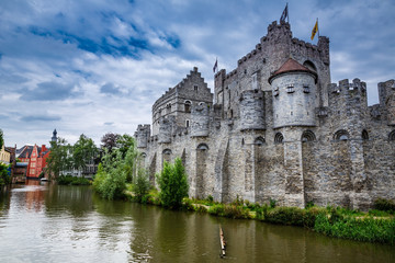 Wall Mural - Castle Gravensteen in Ghent