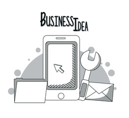 Sticker - Business idea concept