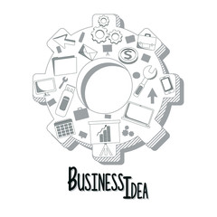 Wall Mural - Business idea concept