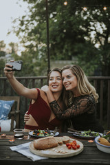 Sticker - Lesbian couple taking a selfie