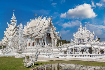 Canvas Print - White Temple (Wat Rong Khun) in Chiang Rai