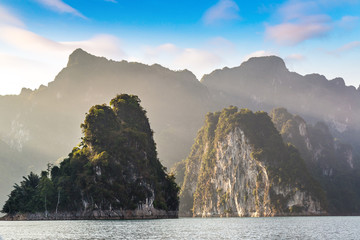 Cheow Lan lake in Thailand