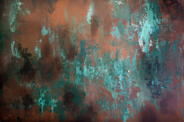 Fototapeta Rusty metal texture, background, design, pattern