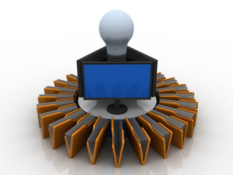 3d illustration stopwatch with modem network
