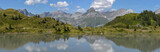 Fototapeta Góry - Lake Truebsee over Engelberg on the Swiss alps