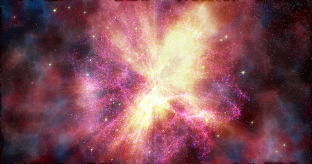 Wall Mural - abstract space galaxy stardust background