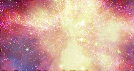 Wall Mural - abstract space galaxy stardust background