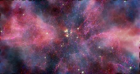 Wall Mural - abstract space galaxy stardust background