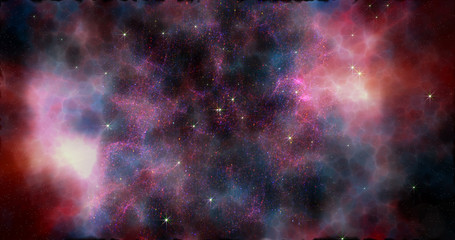 Wall Mural - abstract space galaxy stardust background