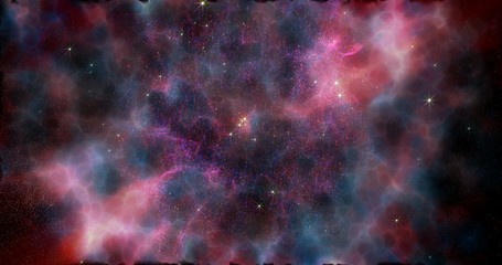 Wall Mural - abstract space galaxy stardust background
