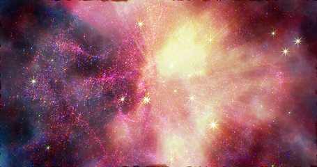 Wall Mural - abstract space galaxy stardust background