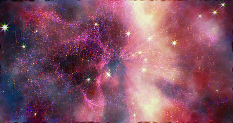 Wall Mural - abstract space galaxy stardust background
