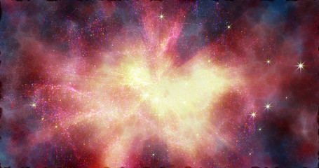 Wall Mural - abstract space galaxy stardust background