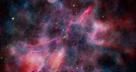 Wall Mural - abstract space galaxy stardust background