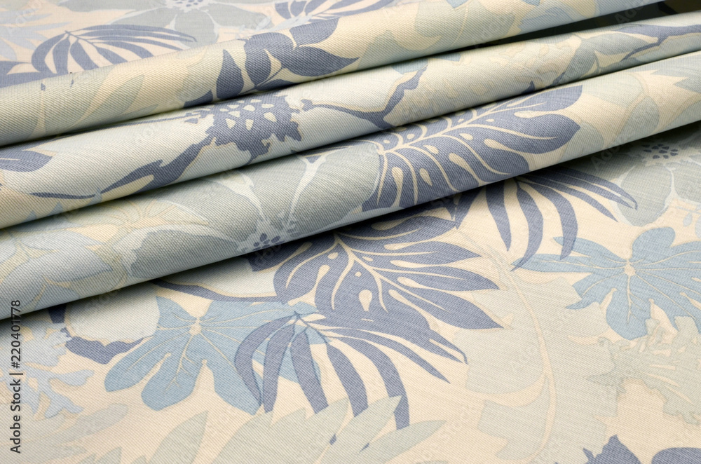 Photo Art Print Cotton Fabric With Elastane Stretch