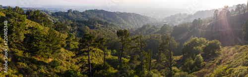 Fotomural Aerial Panorama of Oakland Hills in Northern California