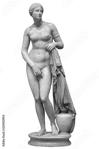 Fotografía Ancient marble statue of Venus isolated on white
