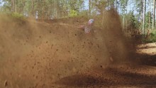 Quad Corner Dirt In Camera