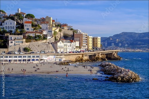 Plage Du Prophète Marseille Buy This Stock Photo And