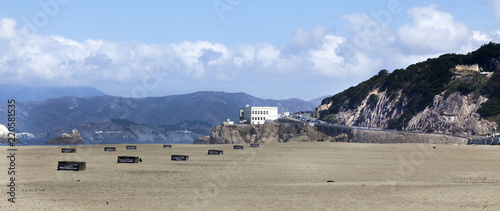 Ocean Beach In San Francisco With Public Fire Pits Sutro Park To