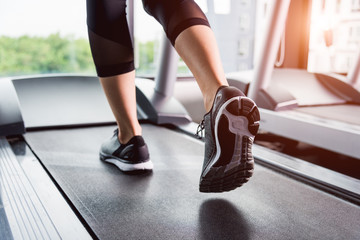 Woman running exercise