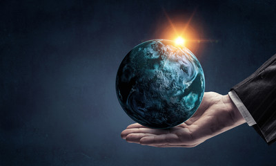 Wall Mural - idea of earth creation