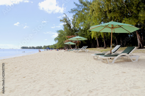 Plage De Mont Choisy à Lile Maurice Buy This Stock Photo