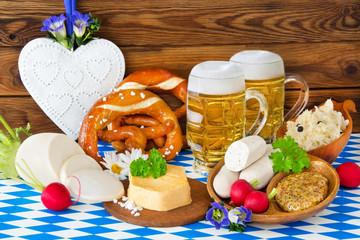 Canvas Print - Essen und Trinken in Bayern