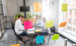 © REDPIXEL - Young creative business people meeting at office.