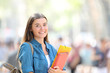 © Antonioguillem - Student posing smiling in the street