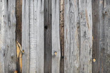 Wall Mural - Rustic wood planks background. Weathered wooden texture.