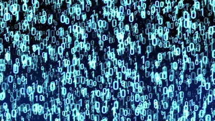 Fototapete - digital data concept.