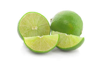 Lime isolated on white background